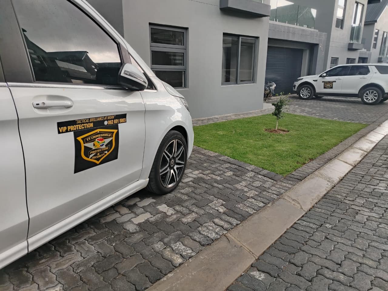 TT Crimeshield decal on a Mercedes-Benz V-Class