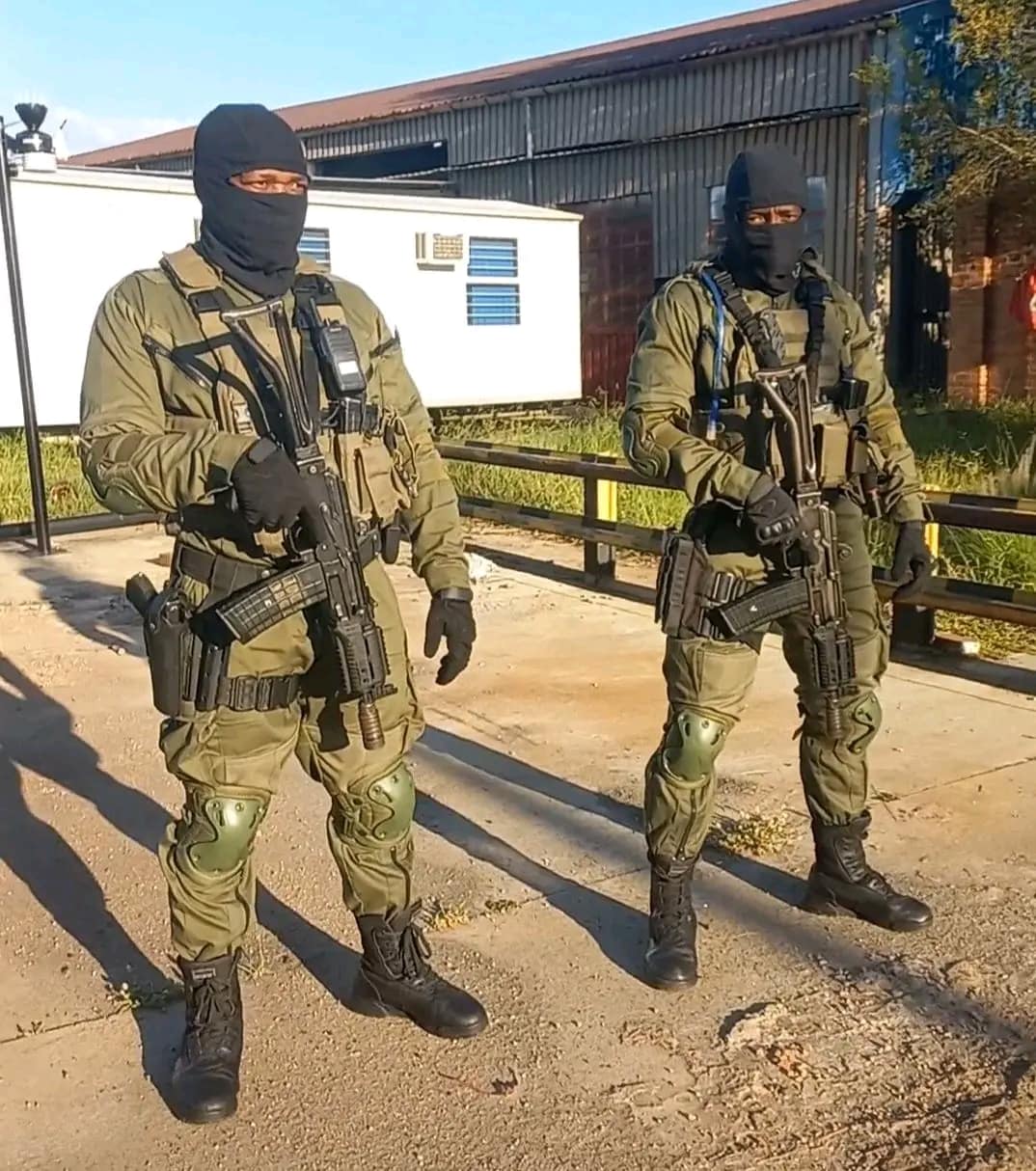 Two-man tactical element on site