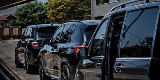 TT Crimeshield VIP protection motorcade on deployment
